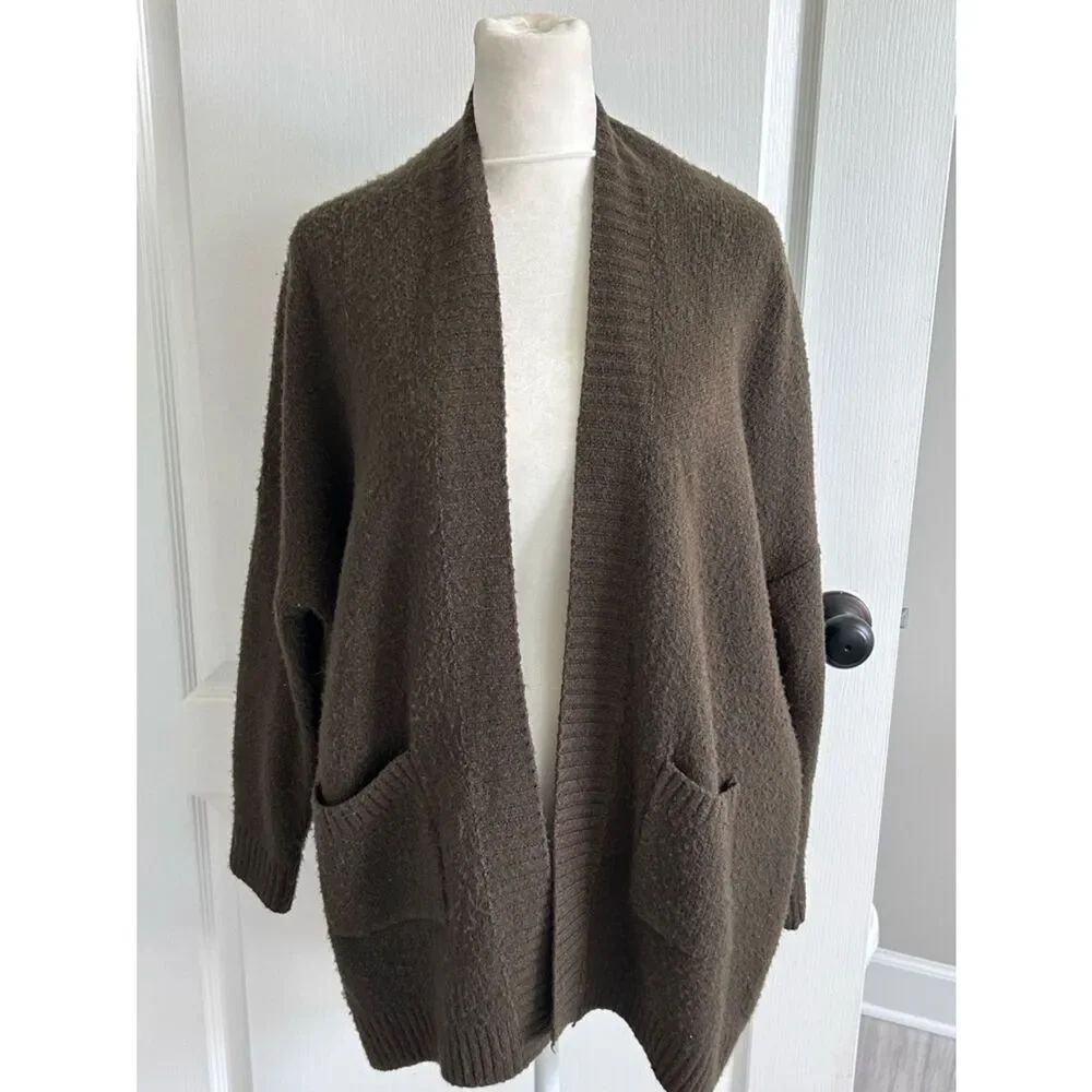 debut by Anthropologie Earth tone Open-Front Cardigan Sweater